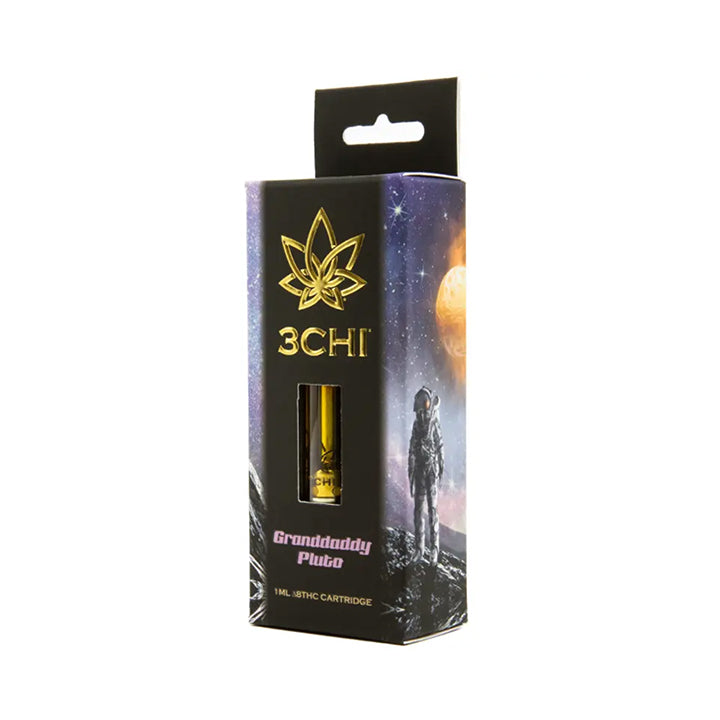 3Chi | Delta 8 THC Vape Cartridge – Granddaddy Pluto (Indica