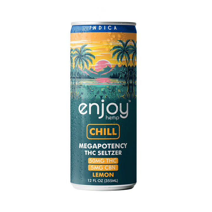 Enjoy Hemp | Chill Delta 9 THC + CBN Seltzer - Lemon - 50mg