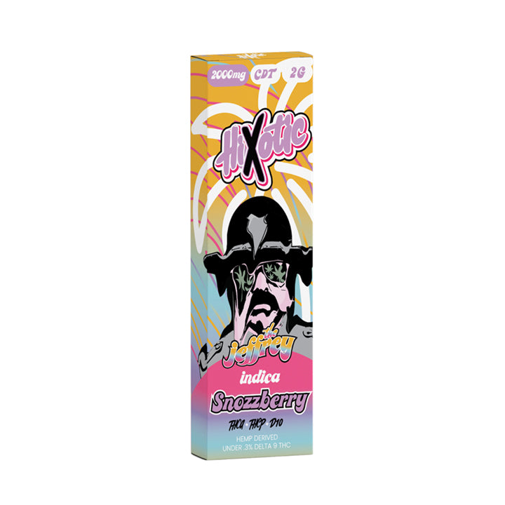 weed beef バッファ/イコライザー/エンハンサー HiXotic | The Jeffrey Disposable Vape 2g - Snozzberry (Indica