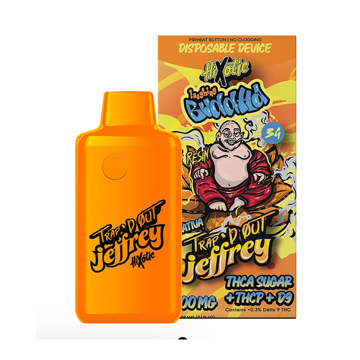 HiXotic | Trap'd Out Disposable Vape 3g - Laughing Buddha (Sativa