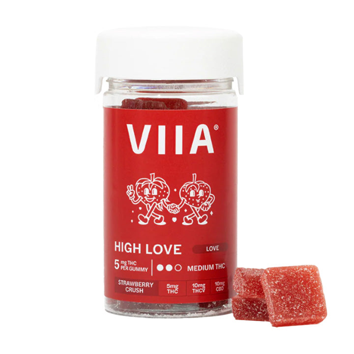 VIIA | High Love Sex Gummies 5mg - Strawberry Crush – Pure CBD