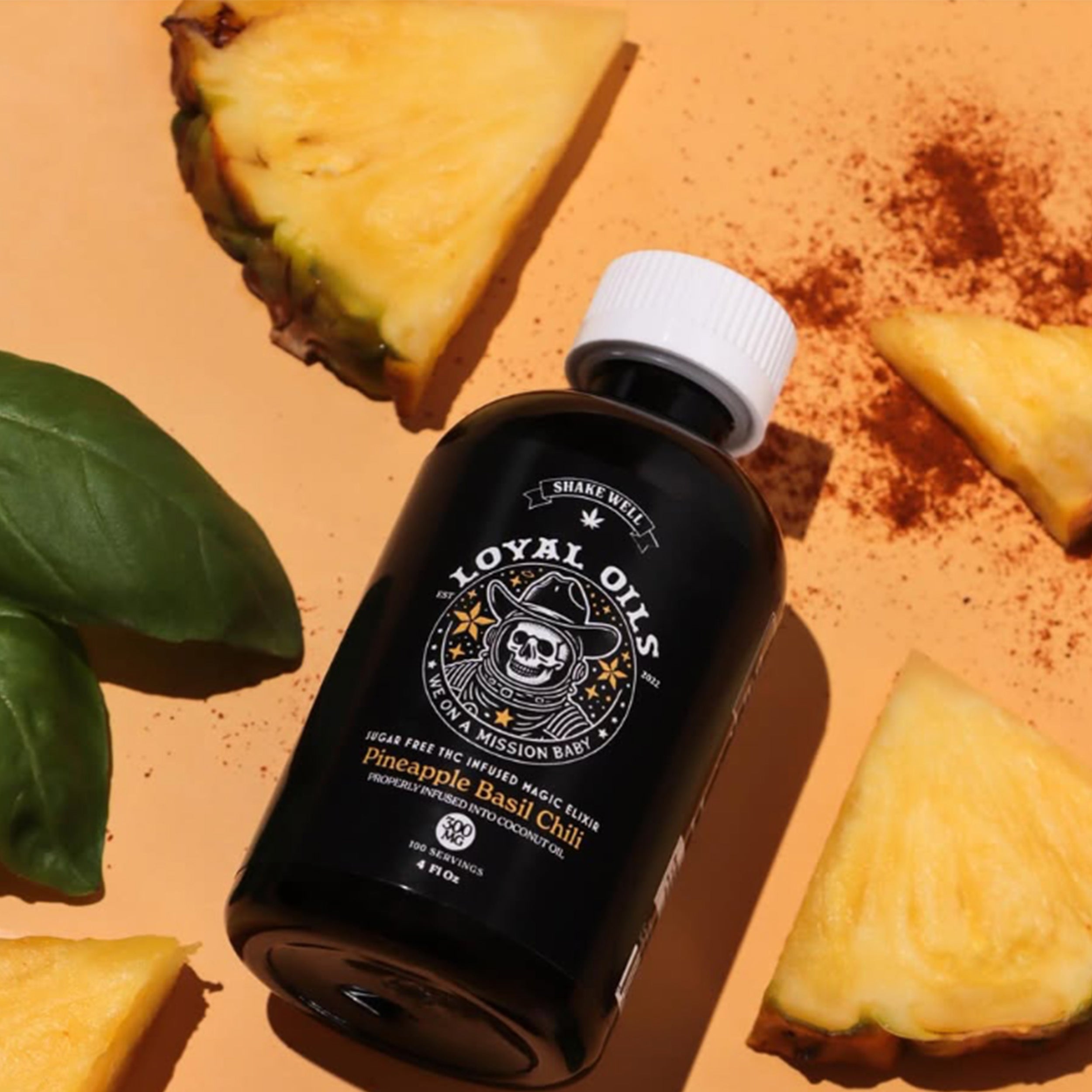 Loyal Oils | Delta 9 THC Elixir - Pineapple Basil Chili - 300mg - 4 fl ...