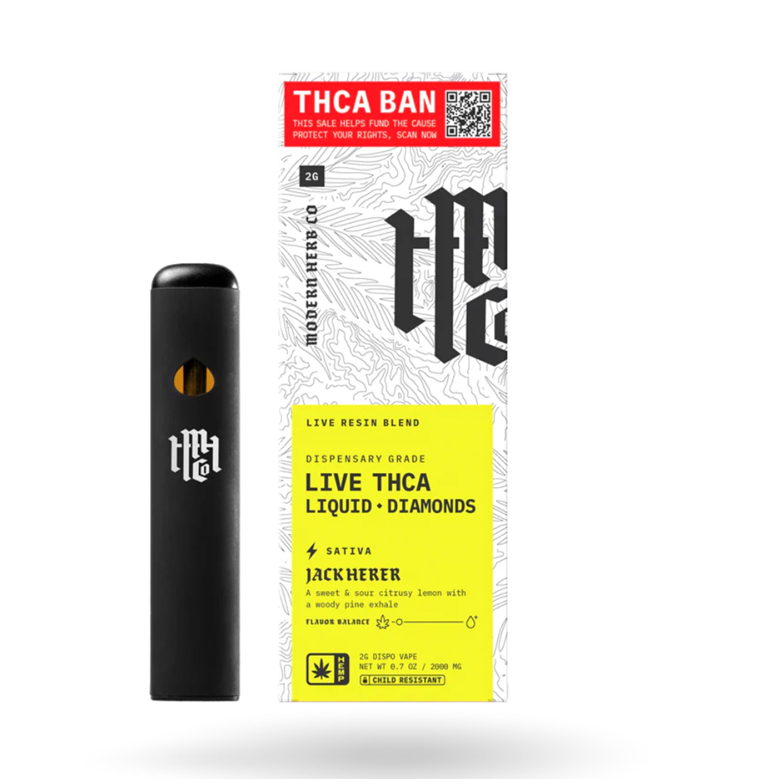 Modern Herb Co. | Delta 9 Live THCA Liquid Diamonds Disposable